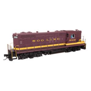 EMD GP9 Phase II スー・ライン #2412 スタンダードDC Walthers HO...