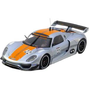 ポルシェ918 RSR 2012 シルバー オレンジ / MINICHAMPS 1/43 ミニカー
