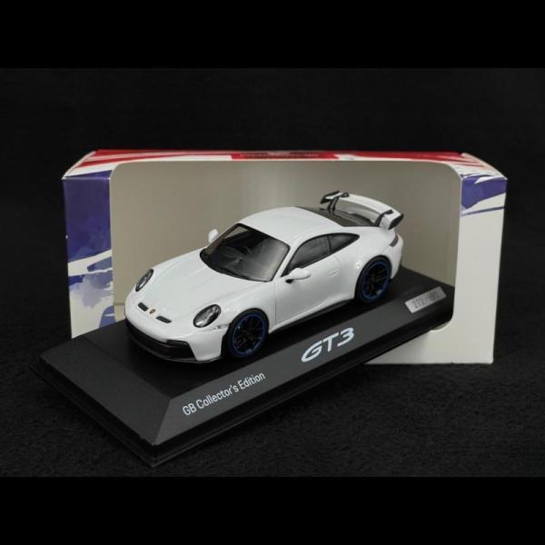 Porsche 911 GT3 992型 右H 2021 英国版 白 1/43 Minichamps...