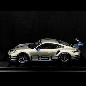 Porsche 911 GT3 Cup Type 992 2021 GTシルバー シャークブルー/ Spark 1/12 ポルシェディーラーモデルミニカー