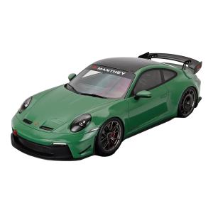 Porsche 911 992.2 GT3 クーペ Mantheyキット 2024 オーラティアムグリーン Spark 1/12 ミニカー