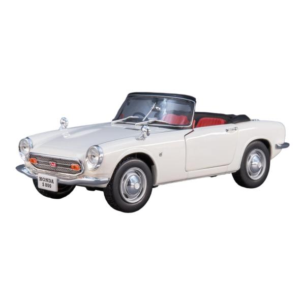 Hondaホンダ S800 1966 ホワイト ダイキャストモデル ミニカー /WHITEBOX 1...