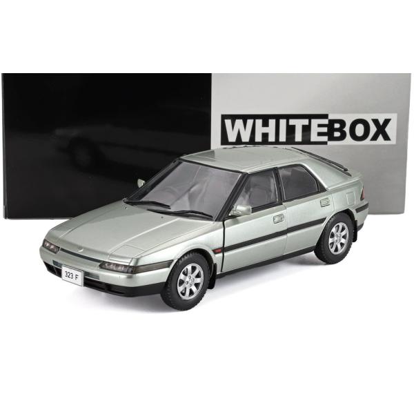 MAZDA 323F 1989 ライトグリーンメタリック / WHITEBOX 1/24 ミニカー