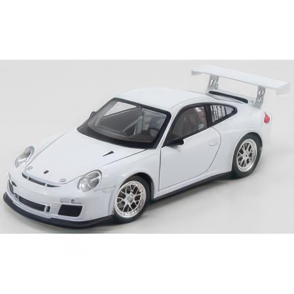 PORSCHE 911 9972 GT3 COUPE 2011 WHITE/WELLY 1/18ミニ...