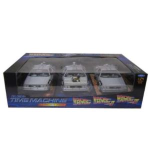 1983 デロリアン バック・トゥ・ザ・フューチャー 3台ギフトセット 劇中車 / WELLY 1/...