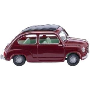 Fiat 600 レッド / Wiking 1/87 建設機械模型 工事車両