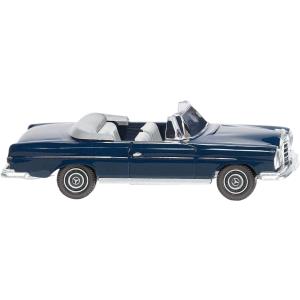 Mercedes Benz 280 SE カブリオ スチールブルー / Wiking 1/87 建設...