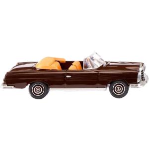 Mercedes Benz 280 SE カブリオ チョコレートブラウン / Wiking 1/87...