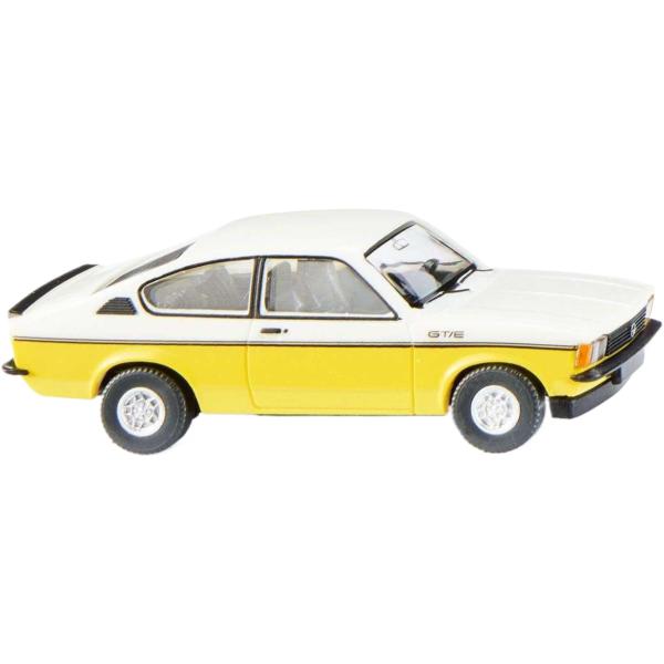 Opel Kadett C Coupe GT/E ホワイトイエロー / Wiking 1/87 建設...