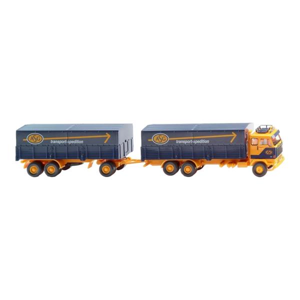 ASG ボルボ F89 フラットベッド トレーラー トレイン / Wiking 1/87 ミニカー ...