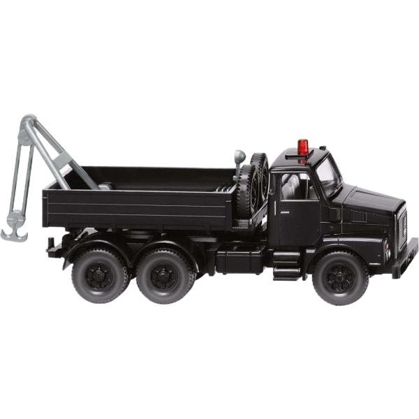 Volvo N10 レッカー車 ブラック / Wiking 1/87 建設機械模型 工事車両