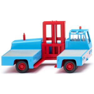 サイドローダー 1968 ライトブルー &amp; レッド フォークリフト / WIKING 1/87