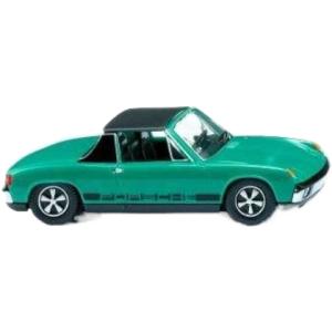 Volkswagen Porsche 914 グリーン / Wiking 1/87 建設機械模型 工...