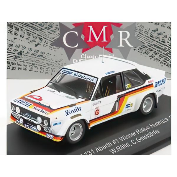 【予約】FIAT 131 ABARTH 1号車 優勝 ラリー フンスリュック 1979 ロール ガイ...