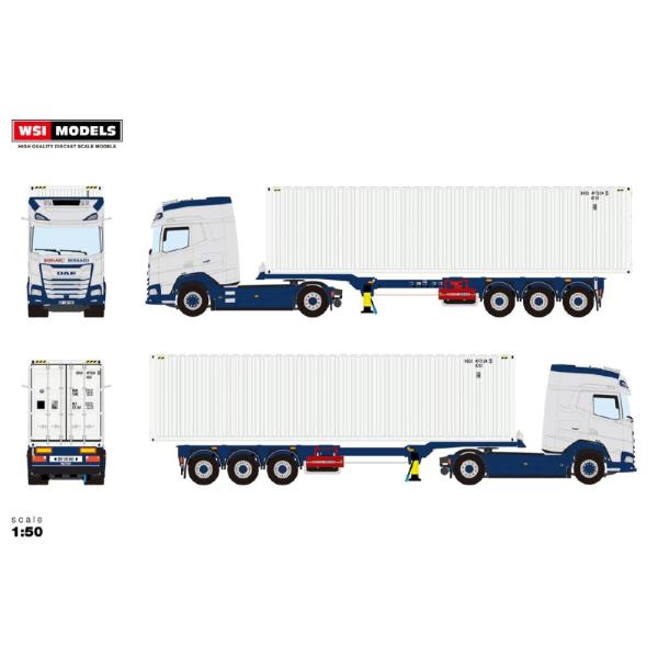 【予約】12月以降発売予定BERNARD DAF XG+ FLEX CONTAINER TRAILE...