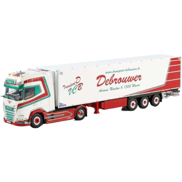 Transport Debrouwer DAF XG+ 4x2 冷凍セミトレーラー 3軸 / WSI...