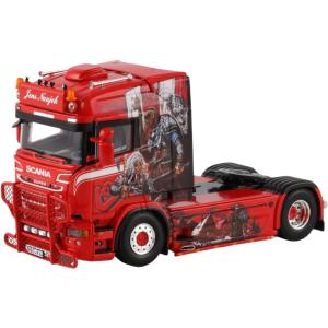 IMC 1/50 SCANIA S-Serie high roof Nooteboom flatbad trailer