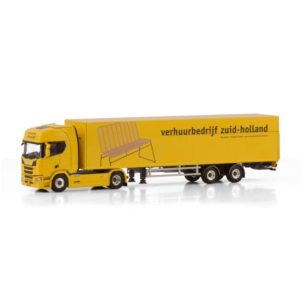 Scania R HIGHLINE CR20H 4X2 ボックストレーラー Verhuurbedri...