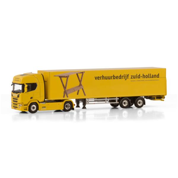 Scania R HIGHLINE CR20H 4X2 BOX TRAILER Verhuurbed...