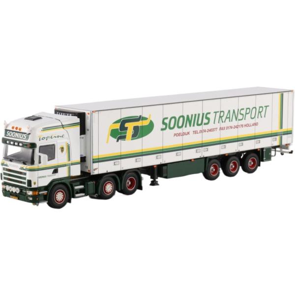 Soonius Scania 4 Series Topline TwinSteer 冷凍セミトレーラ...