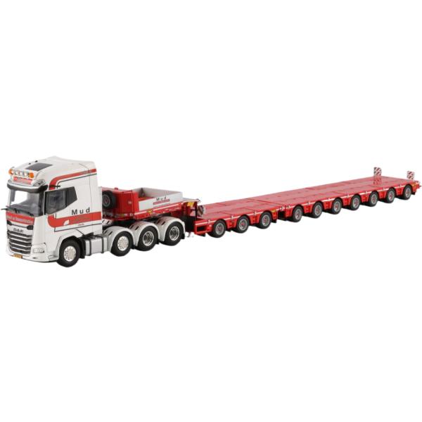 Mud Grond en Transportwerken DAF XG+ SL 低床トレーラー WS...