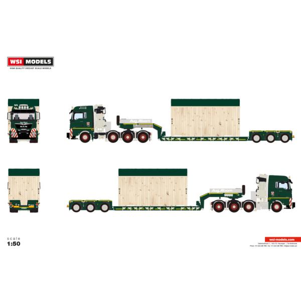 【予約】2026年発売予定 MAN TGX XLX EURO 6C 8X4 LOW LOADER 3...