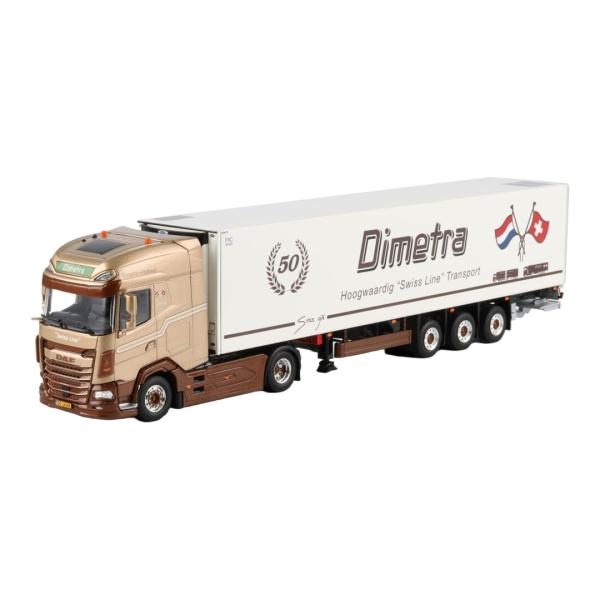 Dimetra DAF XG+ MY25 冷凍セミトレーラー / WSI 1/50 ミニカー トラッ...