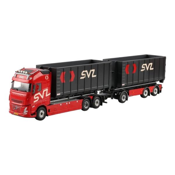 SVZ ボルボ FH Aero Globetrotter XL 6x2 ロールオフコンテナ トレーラ...