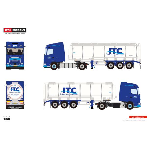 【予約】2026年発売予定 DAF XG MY25 4X2 タンクトレーラー 3軸 ITC Holl...