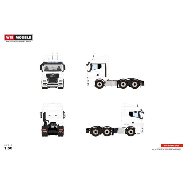 【予約】2026年発売予定 MAN TGX GM 6X2 TWN STEER AXLE White ...