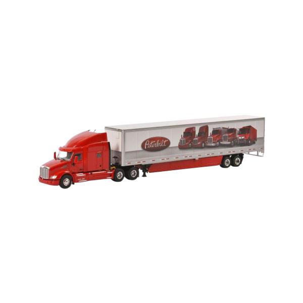 Premium line PETERBILT 579 6x4 boxtrailer 2 axle ト...