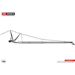 予約】2025年 PREMIUM LINE LIEBHERR LTM 1500 JIB レッド / WSI 1/50