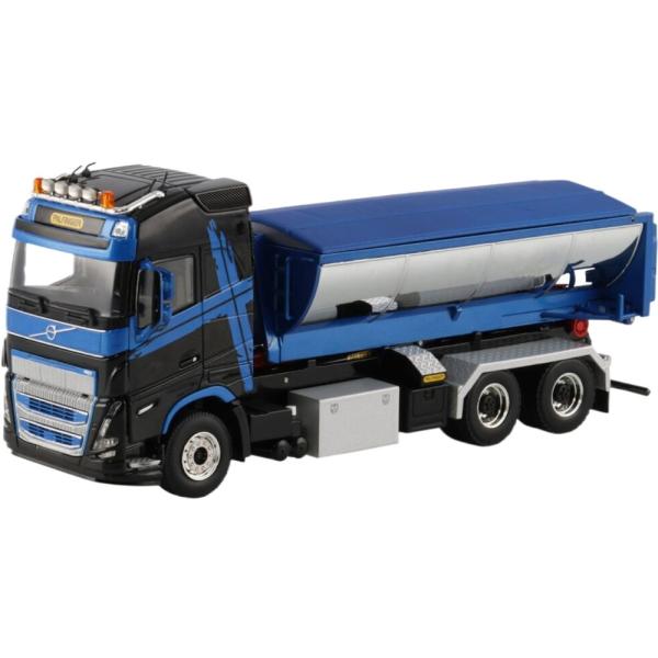 Volvo FH5 Globetrotter フックリフト 6x4 アスファルトコンテナ WSI 1...