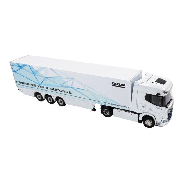 DAF XG+ エレクトリック ボックスセミトレーラー / WSI 1/50 ミニカー トラック模型