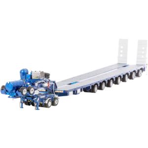 7x8 トレーラー 2x8 ドーリー メタリックブルー / DRAKE 1/50 ミニカー 模型