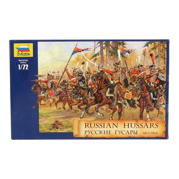 RUSSIAN HUSSARS 1812-1814 ロシア軽騎兵 モデルキット / ZVEZDA 1...