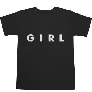 ガール Tシャツ GIRL T-shirts ミュージシャン ロゴ【ティーシャツ】【バンド】【ロック】｜bass-controll