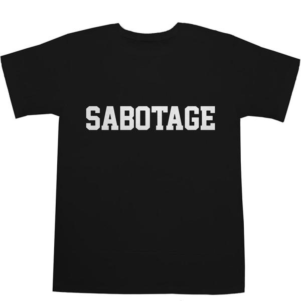 サボタージュ Ｔシャツ SABOTAGE T-shirts【ロゴ】【ティーシャツ】【バンド】【ロック...