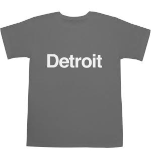 デトロイト Tシャツ Detroit T-shirts【テクノ】【ティーシャツ】【アメリカ】【USA】｜bass-controll