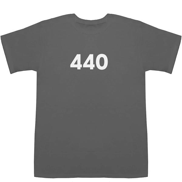 440 T-shirts【Tシャツ】【ティーシャツ】【数字】【年代】【品番】【西暦】