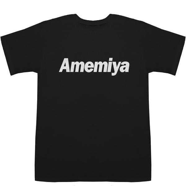 Amemiya 雨宮 T-shirts【Tシャツ】【ティーシャツ】【名前】【なまえ】【苗字】【氏名】...