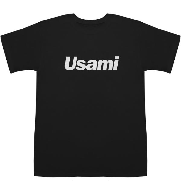 Usami 宇佐美 宇佐見 T-shirts【Tシャツ】【ティーシャツ】【名前】【なまえ】【苗字】【...
