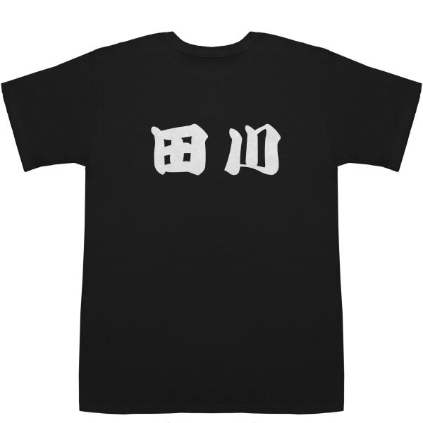 田川 たがわ Tagawa T-shirts【Tシャツ】【ティーシャツ】【名前】【なまえ】【苗字】【...