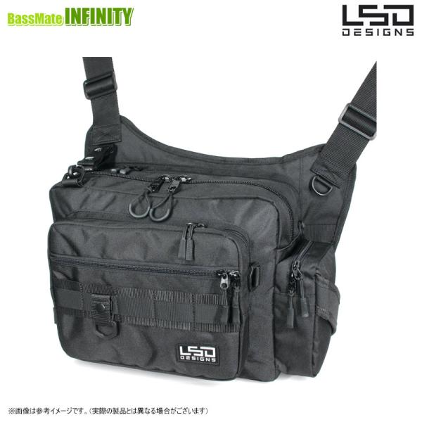 ●LSDデザイン　ワンショットサイドダブル コーデュラブラック 【まとめ送料割】