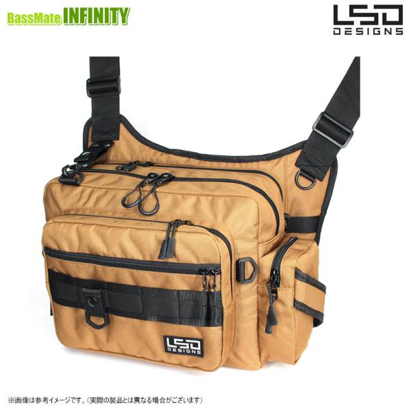 ●LSDデザイン　ワンショットサイドダブル コーデュラコヨーテブラウン 【まとめ送料割】