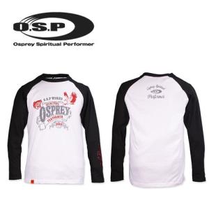 OSP　ロングスリーブTシャツ モデル10 (ブラック／ホワイト) 【メール便配送可】 【まとめ送料割】｜bass-infinity