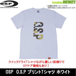 OSP　O.S.P プリントTシャツ　ホワイト XXL 【メール便配送可】 【まとめ送料割】【pt10】｜bass-infinity
