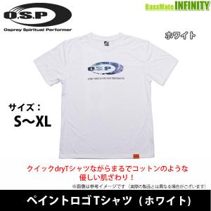 OSP　ペイントロゴTシャツ S〜XL (ホワイト) 【メール便配送可】 【まとめ送料割】【22oa】【pt10】｜bass-infinity