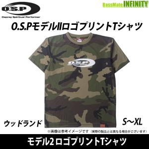 OSP　モデル2 ロゴプリントTシャツ S〜XL (ウッドランド) 【メール便配送可】 【まとめ送料割】【23sa】【pt10】｜bass-infinity