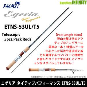 ●パームス　エゲリア ネイティブパフォーマンス ETNS-53UL/T5 (スピニング) トラウトロッドの商品画像